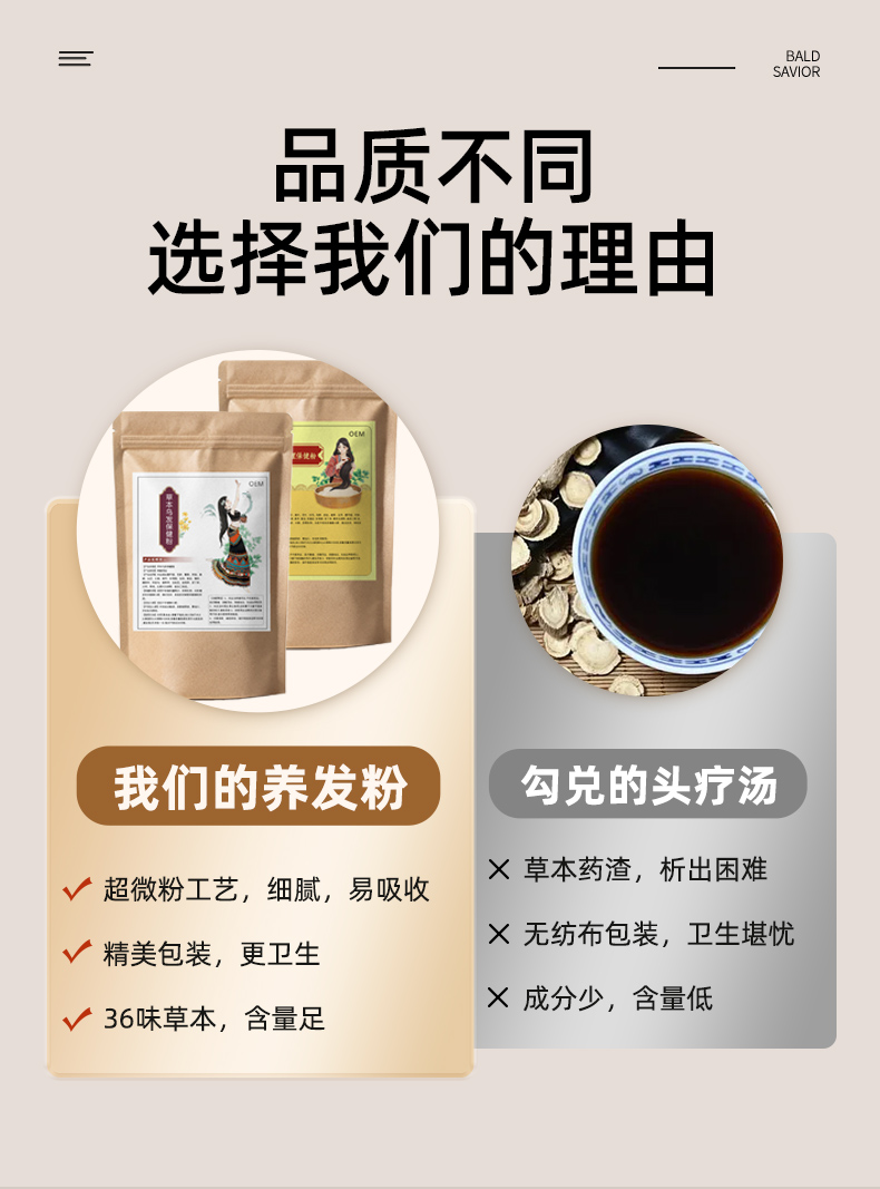 草本头皮调理保健粉