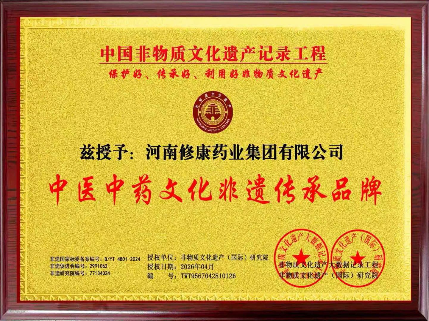 中医中药文化非遗传承品牌